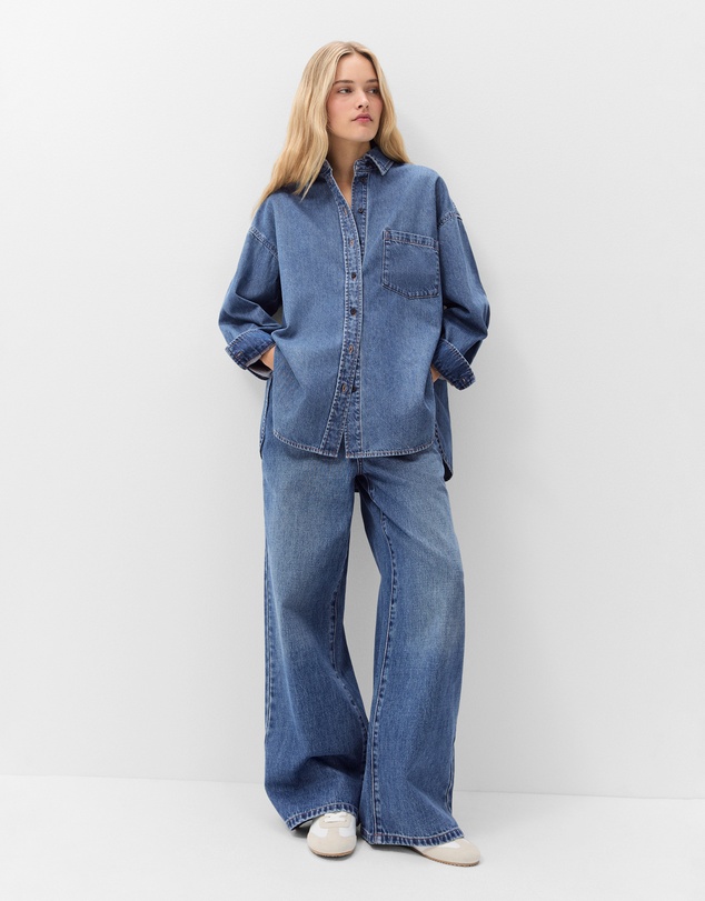 UNISON - Oversized Denim Shirt