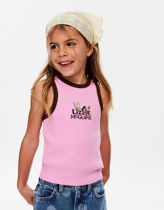 Cotton On Kids - License Eleanor Tank- 3X3 Rib