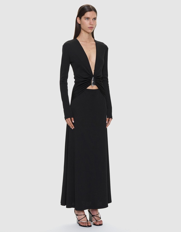 Christopher Esber - Crystal Pendant LS Dress