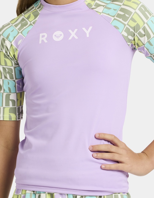 Roxy - Girls 4 to 16 Roxy Active RG Lycra Rash Vest
