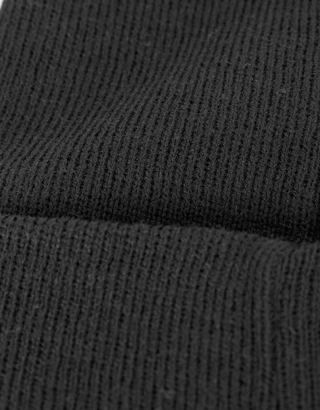 Max Alexander - European Made Black Wool Beanie