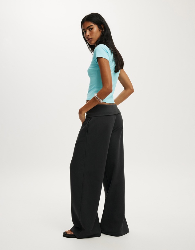 Cotton On - Fold Over Waistband Sweatpant