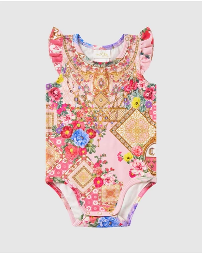 Camilla - Bodysuit With Frill Shoulder - Babies