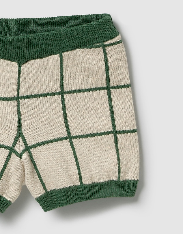 Wilson & Frenchy - Lagoon Organic Knitted Check Set - Babies