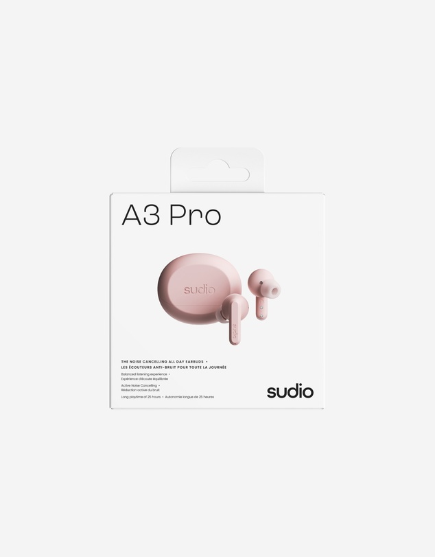 Sudio - A3 Pro - True Wireless Bluetooth 5.4 Headphones/Earbuds, Active Noise Cancelling