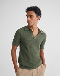 Oxford - Huck Lined Knitted Polo