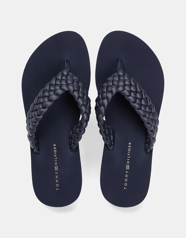 Tommy Hilfiger - Riri TH Wedge Cornrow Beach Sandals - Women's