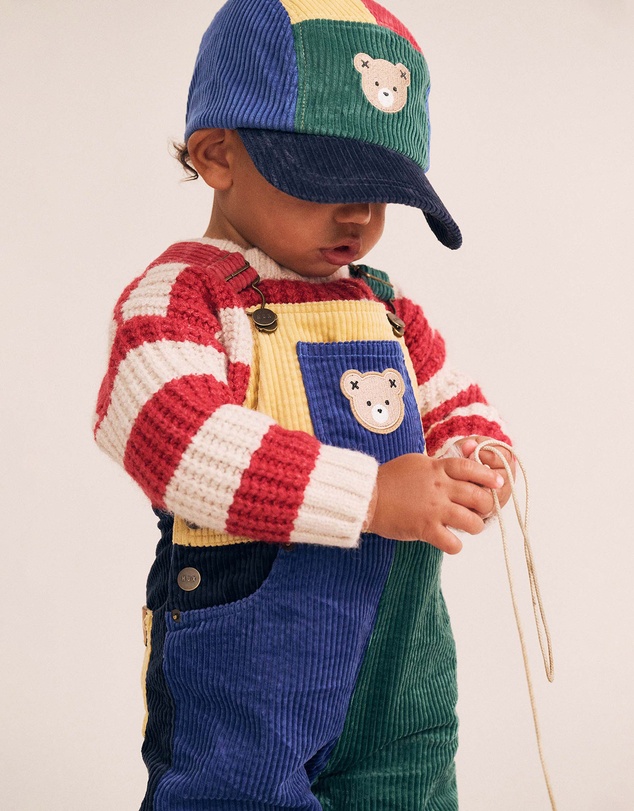 Huxbaby - Colour Block Cord Panel Cap - Babies-Kids