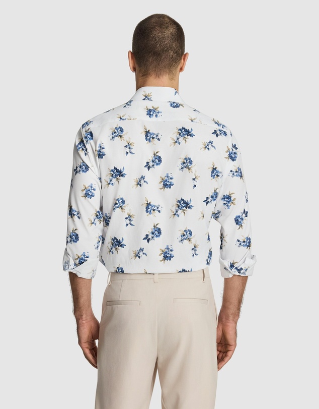 yd. - Caspian Slim Floral Shirt