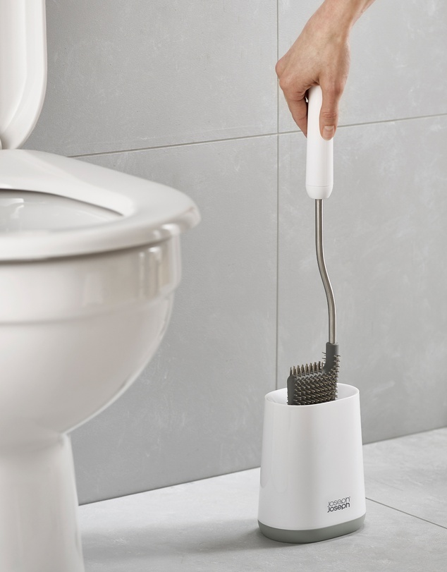 Joseph Joseph - Flex™ Lite Toilet Brush 2-pack - Grey/White