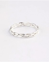 Lovisa - Sterling Silver Braided Ring