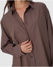 Thrills - Brentwood Stripe Oversized Shirt