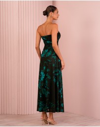 Azzurielle - Beverly Strapless Mesh Dress