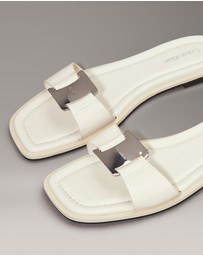 Calvin Klein - Leather Slides