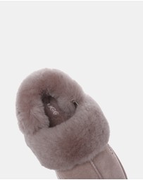 EVERAU - Australian Shepherd Ugg Musa Platform Cow Suede Upper House Shoes
