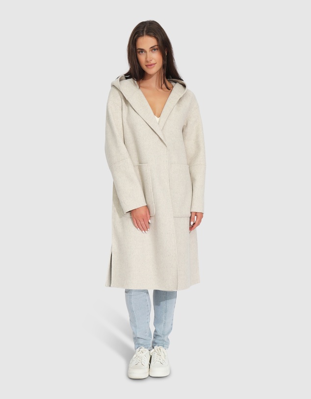 Belle & Bloom - Walk This Way Wool Blend Oversized Coat