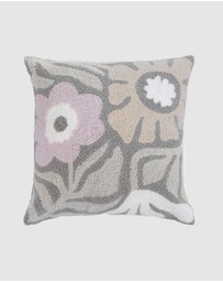 Bambury - Lulu Square Cushion Taupe