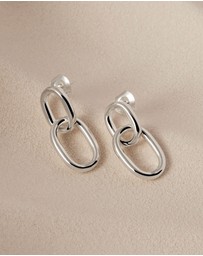 Najo - Mermaid Silver Earrings