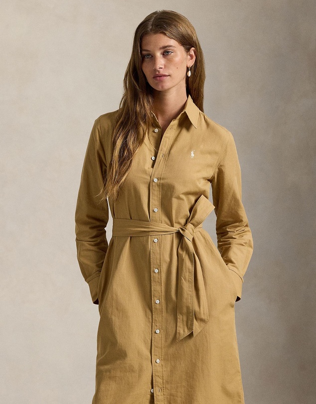 Polo Ralph Lauren - Cotton-Linen Belted Shirtdress