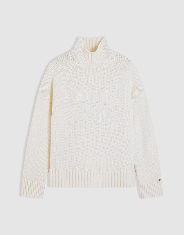 Tommy Hilfiger - Heritage Pure Wool Mock Neck Jumper