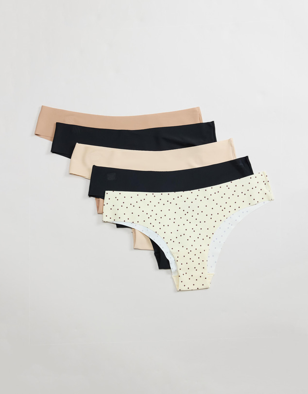 Cotton On Body - 5-Pack Invisible Cheeky Briefs