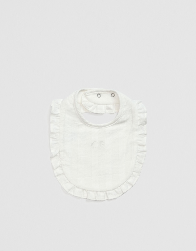 Country Road - Woven Frill Bib