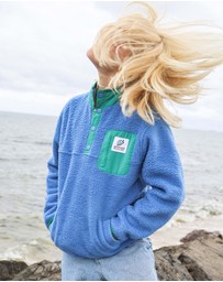 Skwosh - Skwosh Kids Polar Snap Fleece in Blue