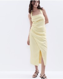 UNISON - Linen Halter Dress
