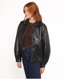 Petal & Pup - Zoe Bomber Jacket - Black