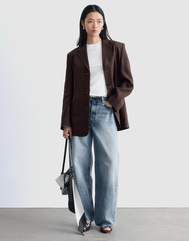 & Other Stories - Tapered Linen Blazer