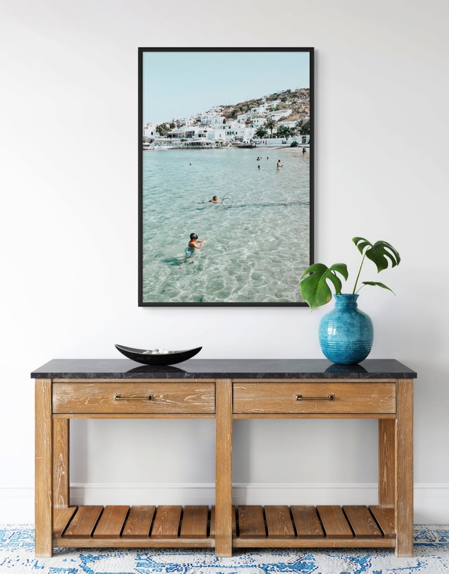 Amichi Co - Beside The Seaside Fine Art Print