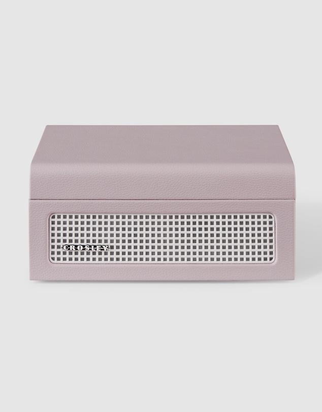 Crosley - Crosley Voyager Portable Retro CD Player with Stereo Bluetooth Speakers, FM Radio - Amethyst