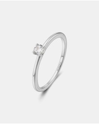 Ania Haie - Silver Classic Slim Stacking Ring