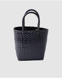 Mimmi Terra - Woven Micro Tote Nera