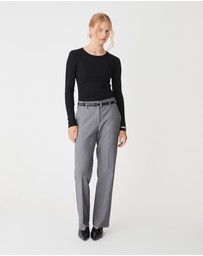 Forcast - Devon Long Sleeve Rib Tee