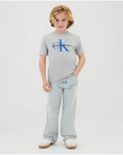 Calvin Klein Jeans - Kids Unisex Monologo T-Shirt