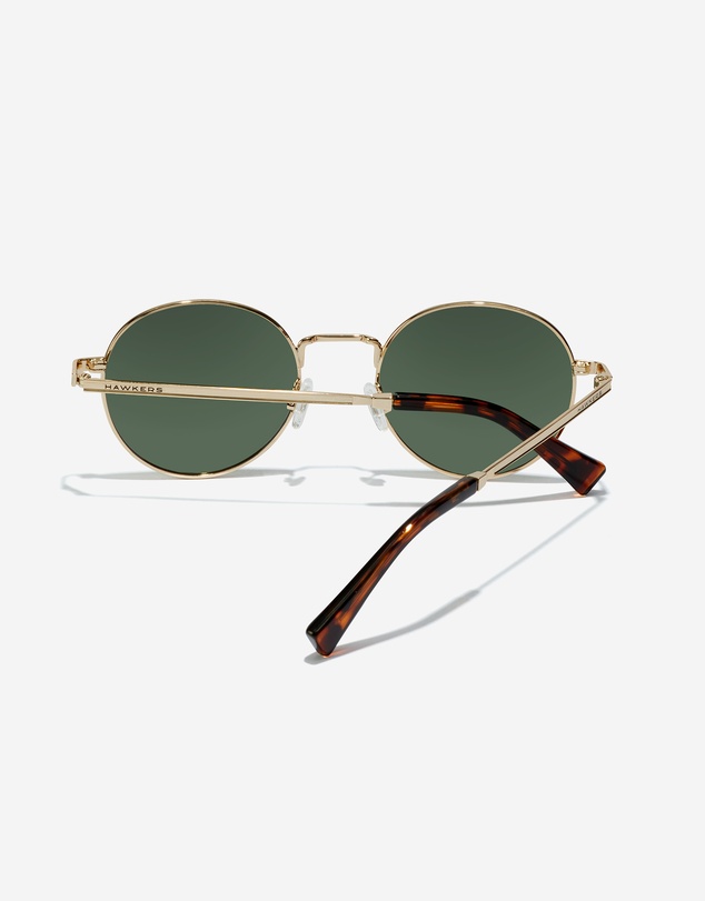 Hawkers Co - HAWKERS - Polarized Gold Green MOMA Sunglasses for Men and Women UV400