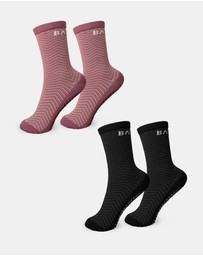 BAHE - Studio Grippy Crew Socks 2 Pack
