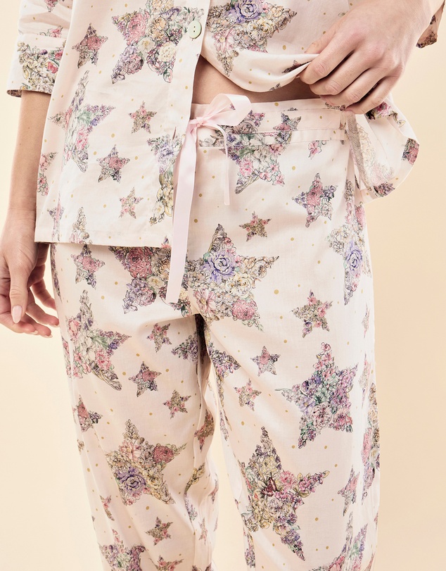 Papinelle - Floral Star Crop PJ Set