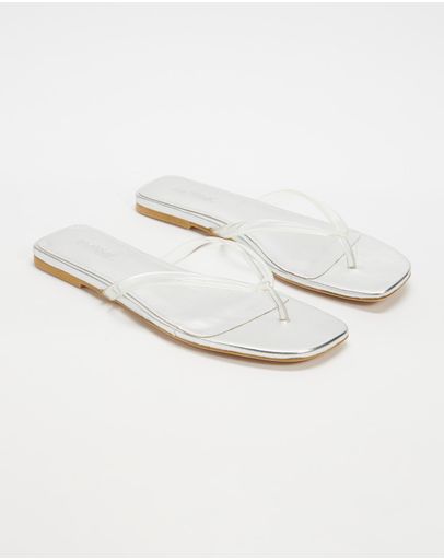 Clear-Silver Pvc Leather