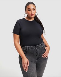 Good American - Scuba Tee Bodysuit