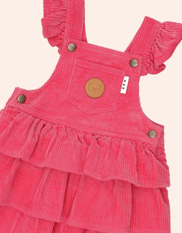 Huxbaby - Classic Tiered Cord Pinafore - Babies-Kids