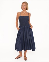 Petal & Pup - Arnika Midi Dress - Blue