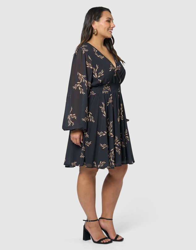 Pink Dusk by Curve Project - Kiss Kiss Midi Dress