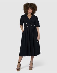 Something 4 Olivia - Alma Midi Shirt Dress