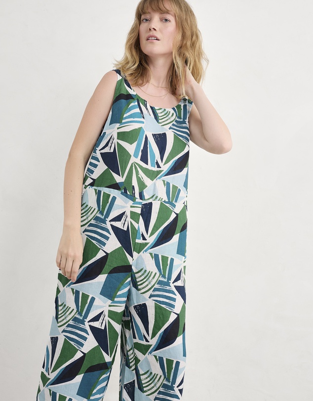 Seasalt - Seasalt Cornwall Spinnaker Sails Hedgerow Salt Air Jumpsuit