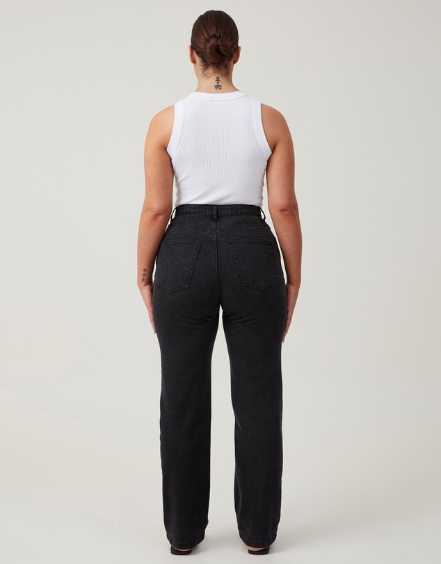 Cotton On - Curvy Straight Stretch Jeans