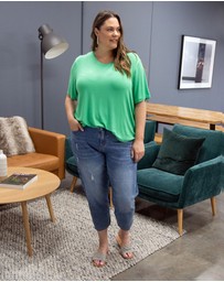 Love Your Wardrobe - Jordyn Mid Wash Stretch Jeans