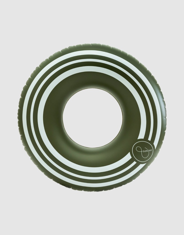 &Sunday - Sporty Oversized Inflatable Pool Tube- Olive