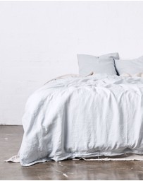 IN BED - 100% Linen Pillowslip Set in Mist